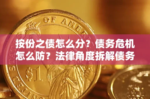 北京按份之债怎么分？债务危机怎么防？法律角度拆解债务分配与风险自保指南