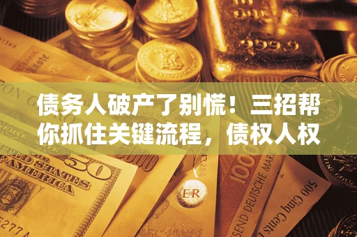 北京债务人破产了别慌！三招帮你抓住关键流程，债权人权益不再缩水