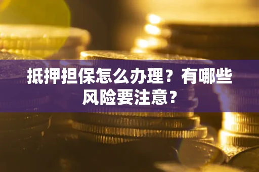 北京抵押担保怎么办理？有哪些风险要注意？