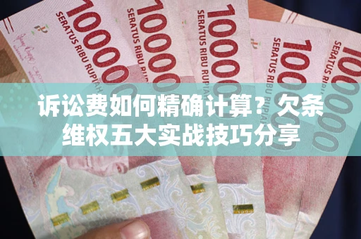 北京诉讼费如何精确计算？欠条维权五大实战技巧分享